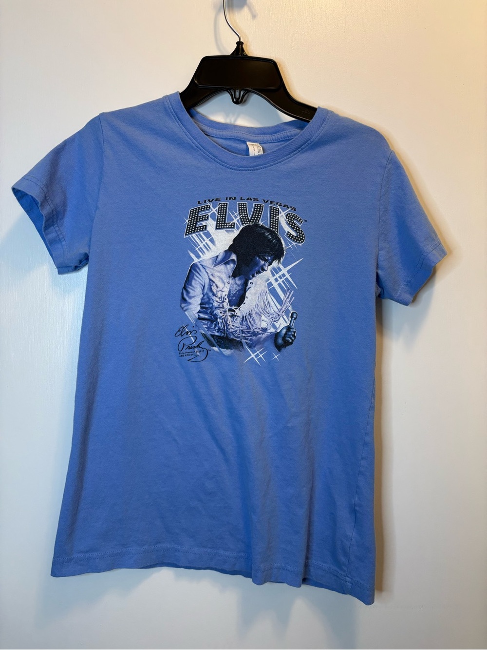 Elvis Graphic Short-Sleeve Tee - Blue